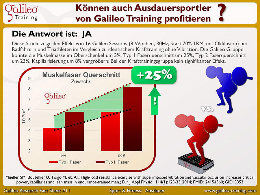 Galileo Research Facts No. 11: Können auch Ausdauersportler von Galileo Training profitieren?